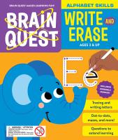 Brain Quest Write and Erase: Alphabet Skills